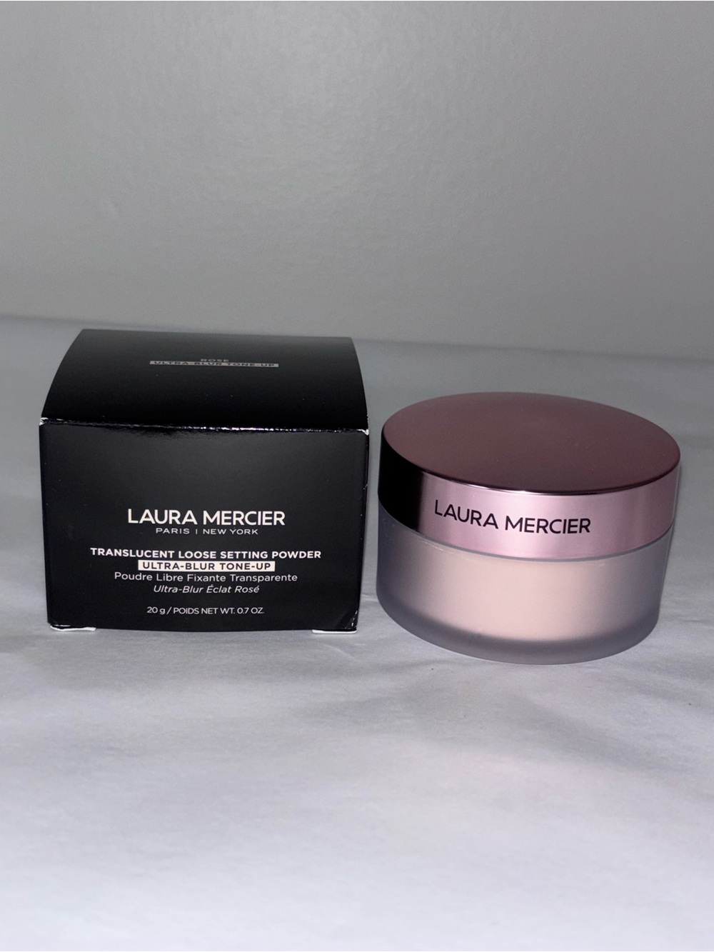 Laura Mercier NEW Rose Ultra Blur Tone Up Translucent Loose Setting Powder .7oz